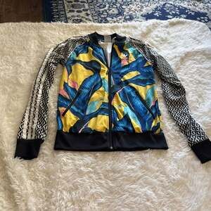 Adidas‎ Originals Limited Edition Floral Leaf Tropical Track Zip Track Jacket XS